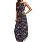Sharp Fireworks Womens Elegant Sleeveless Evening Dress - DeRose Seasonal