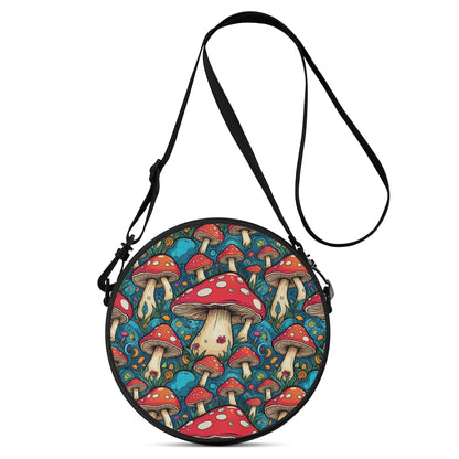 Deathcap Mushroom Round Satchel Bag - DeRose Seasonal