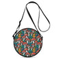 Colorful Mushrooms Round Satchel Bag - DeRose Seasonal