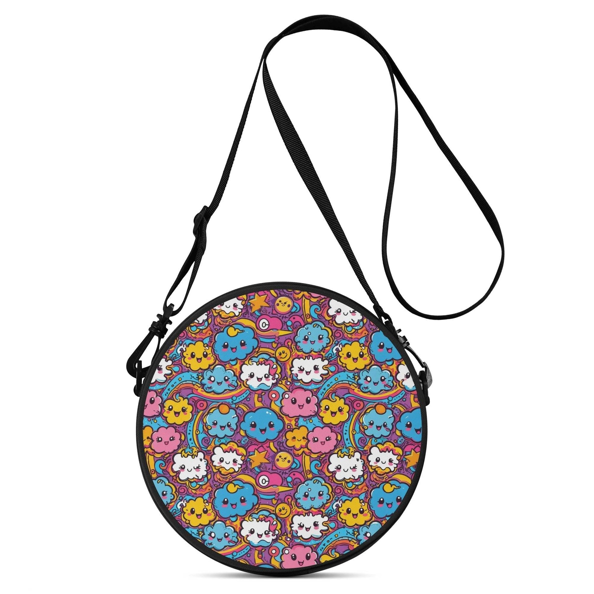 Cute Clouds Round Satchel Bag - DeRose Seasonal
