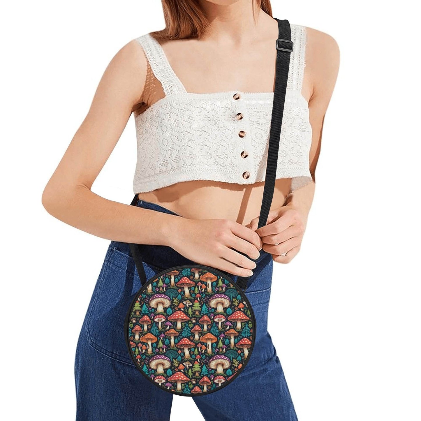 Shroomy Round Satchel Bag - DeRose Seasonal