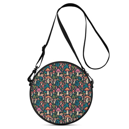 Little Shrooms Round Satchel Bag - DeRose Seasonal