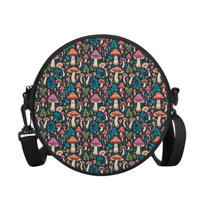 Little Shrooms Round Satchel Bag - DeRose Seasonal