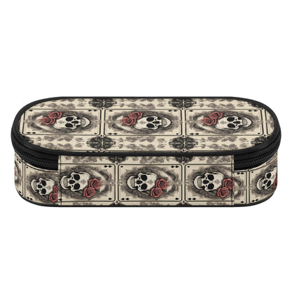 Skull of Spades 3-Layer Pencil and Cosmetic Case - DeRose Seasonal
