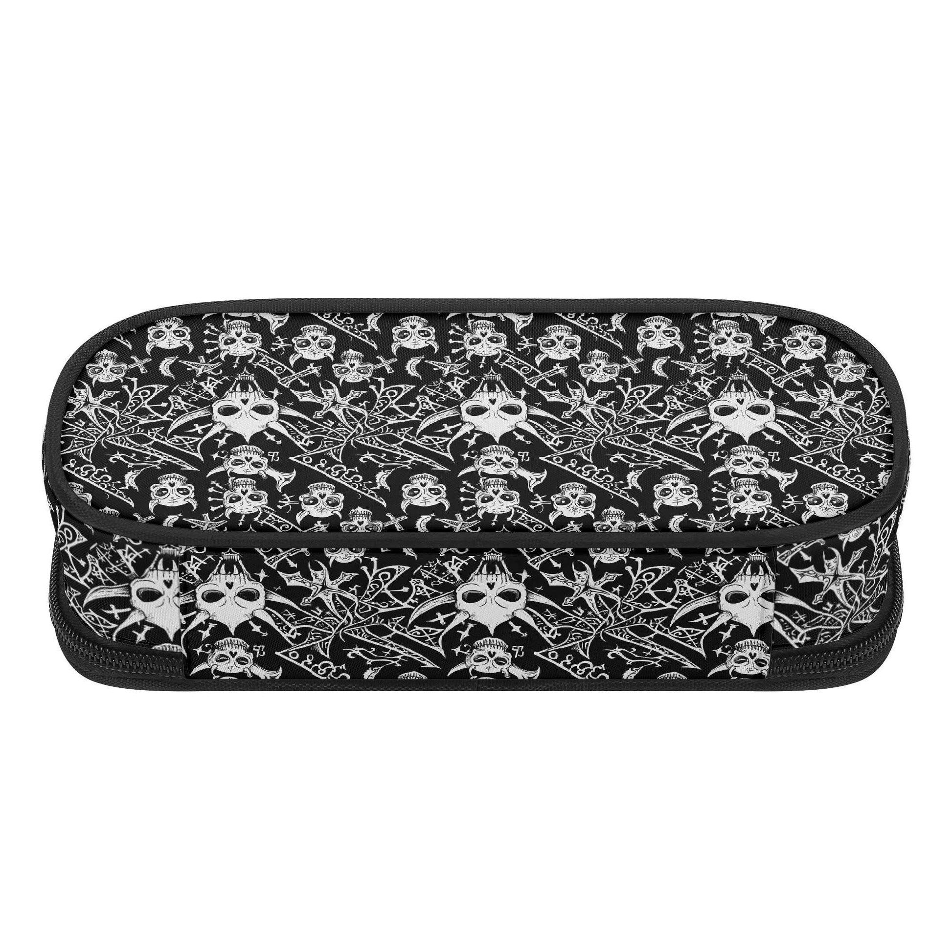 Little Devils 3-Layer Pencil and Cosmetic Case - DeRose Seasonal