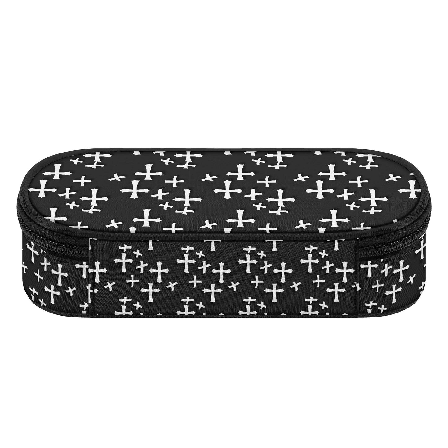 Little Crosses 3-Layer Pencil and Cosmetic Case - DeRose Seasonal