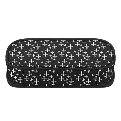 Little Crosses 3-Layer Pencil and Cosmetic Case - DeRose Seasonal