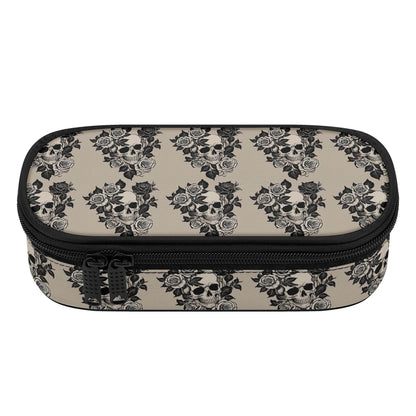 Gothic Tan 3-Layer Pencil and Cosmetic Case - DeRose Seasonal