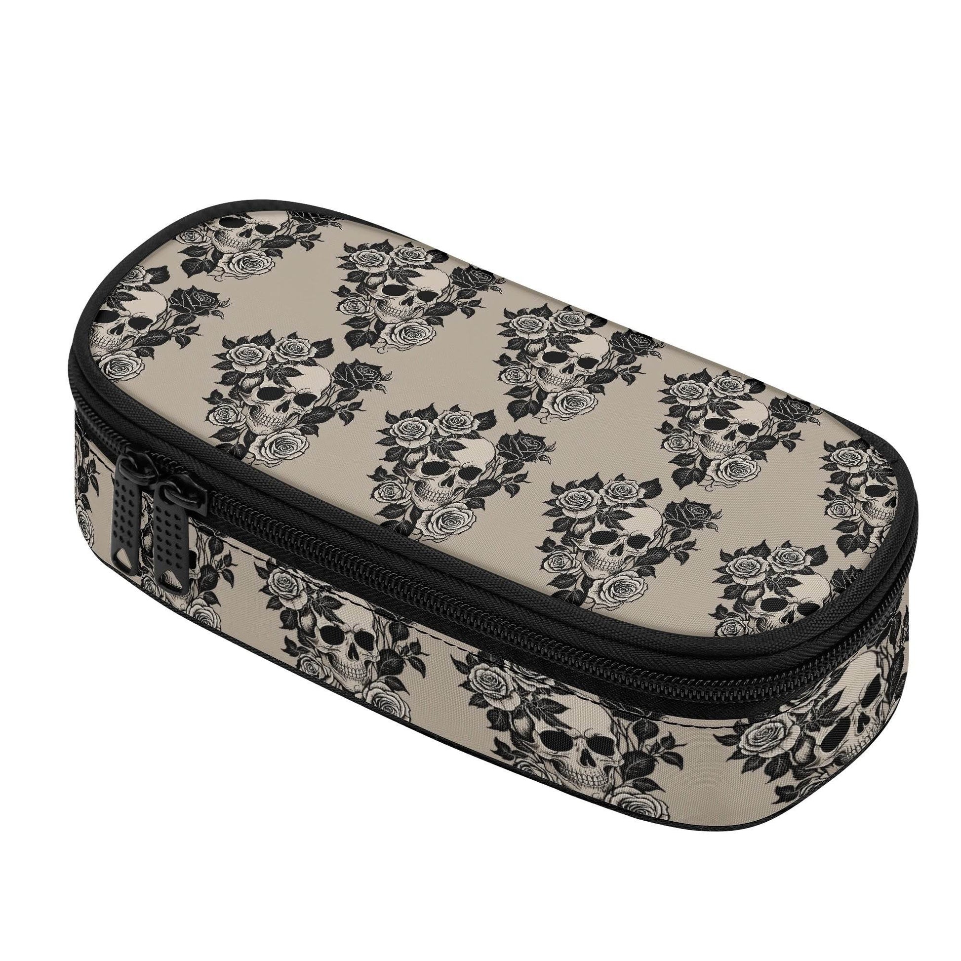 Gothic Tan 3-Layer Pencil and Cosmetic Case - DeRose Seasonal