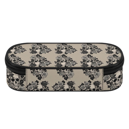 Gothic Tan 3-Layer Pencil and Cosmetic Case - DeRose Seasonal