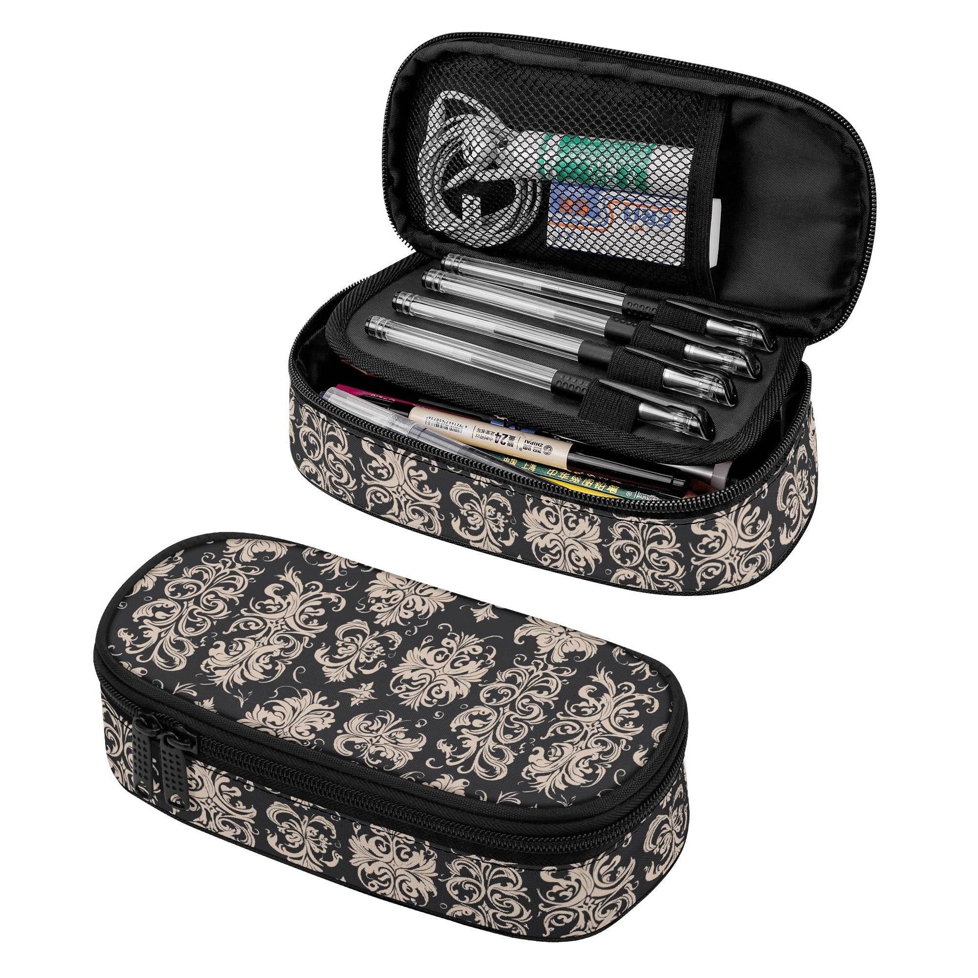 Gothic Emblem 3-Layer Pencil and Cosmetic Case - DeRose Seasonal