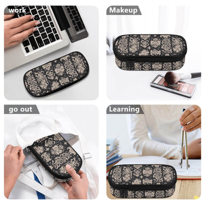 Gothic Emblem 3-Layer Pencil and Cosmetic Case - DeRose Seasonal