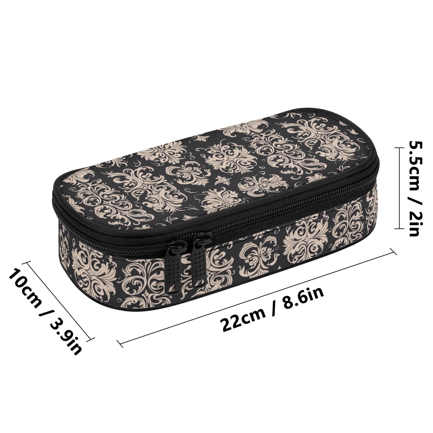 Gothic Emblem 3-Layer Pencil and Cosmetic Case - DeRose Seasonal