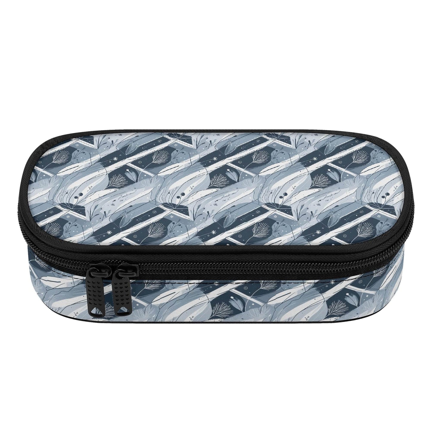 Blue Wind 3-Layer Pencil and Cosmetic Case - DeRose Seasonal