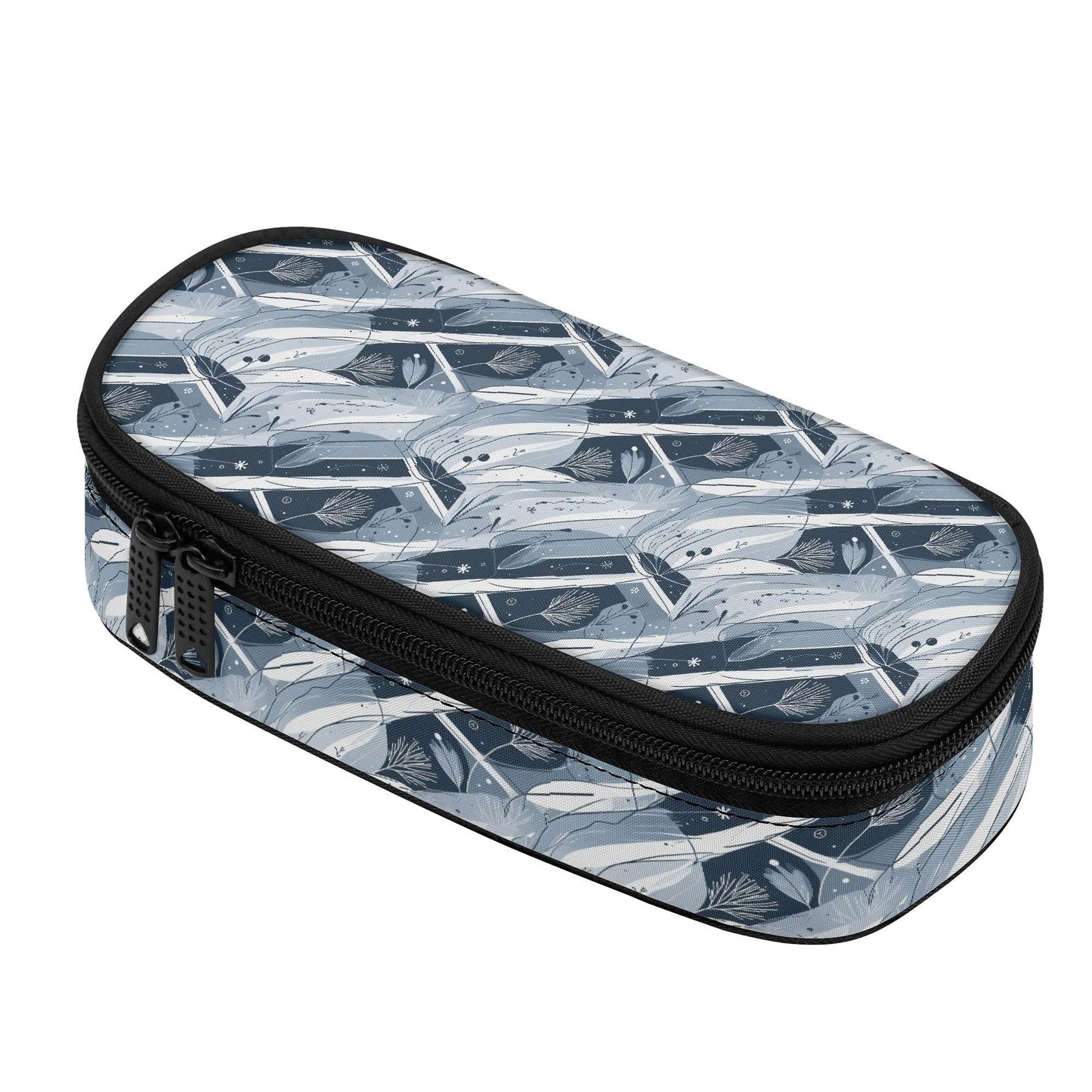 Blue Wind 3-Layer Pencil and Cosmetic Case - DeRose Seasonal