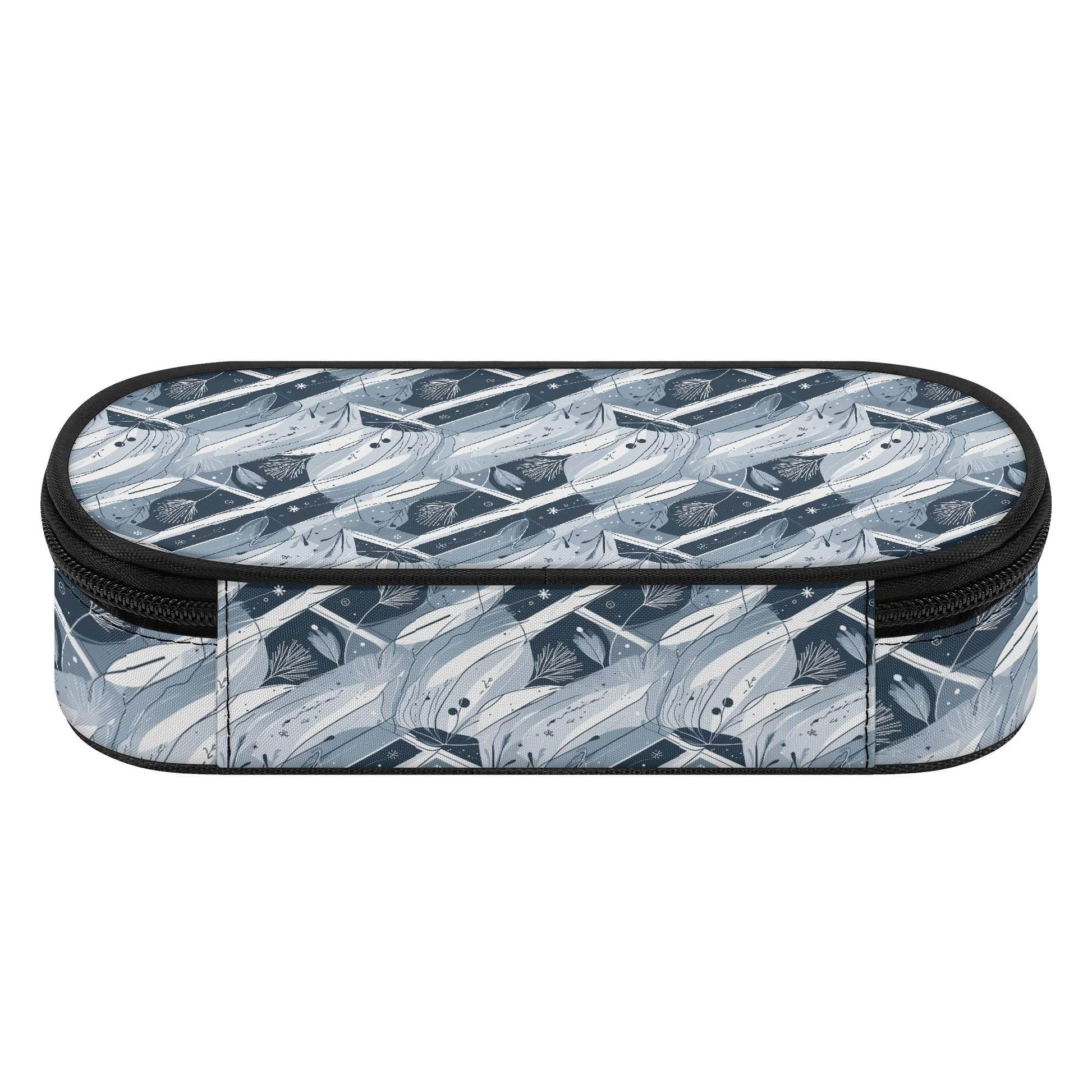 Blue Wind 3-Layer Pencil and Cosmetic Case - DeRose Seasonal