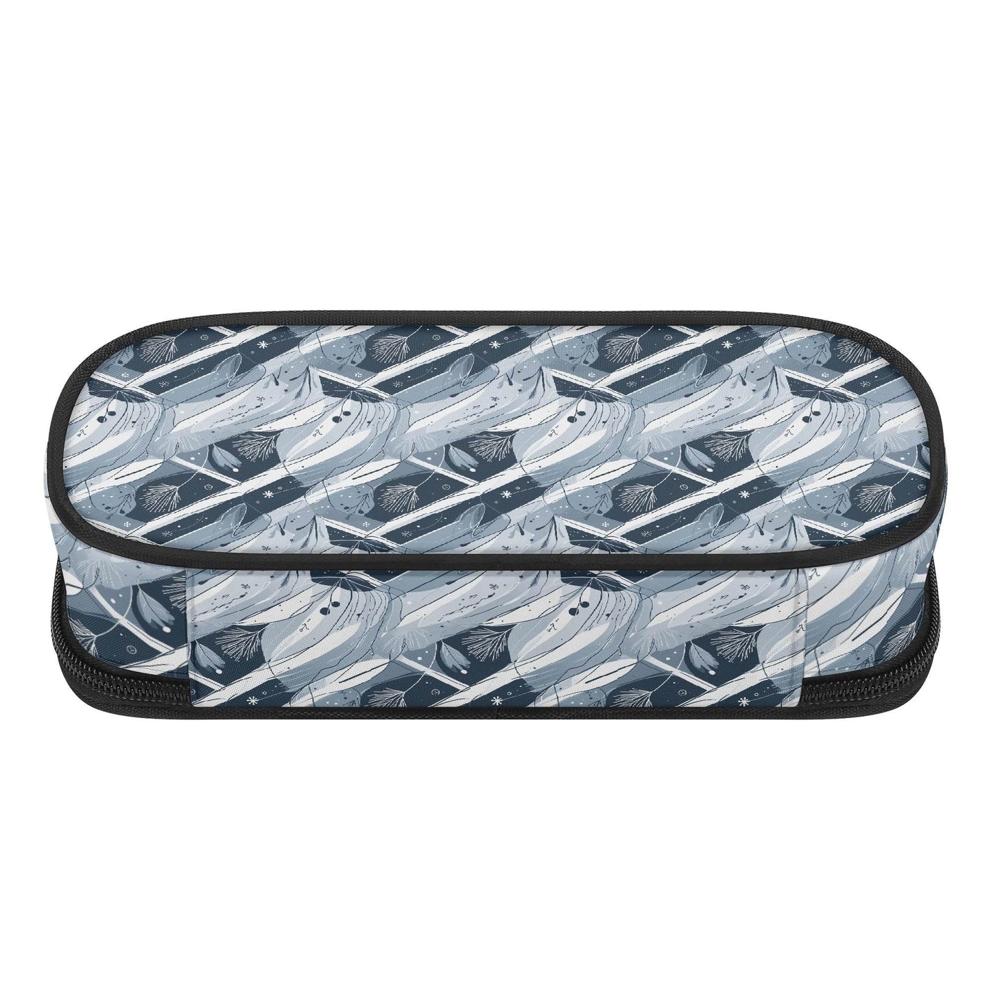 Blue Wind 3-Layer Pencil and Cosmetic Case - DeRose Seasonal