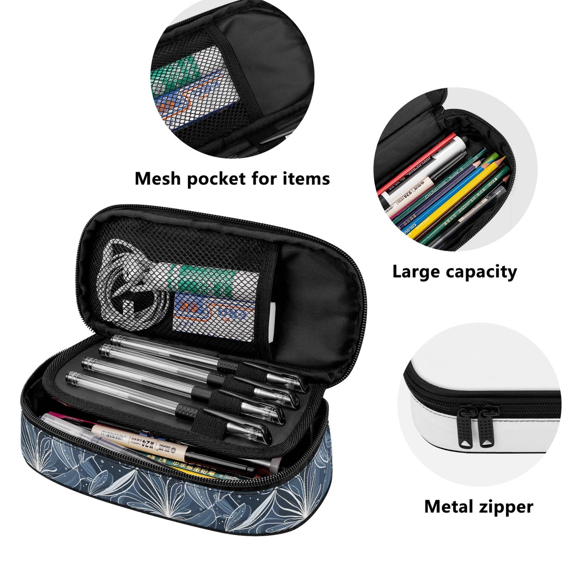 Cold Wind 3-Layer Pencil and Cosmetic Case - DeRose Seasonal
