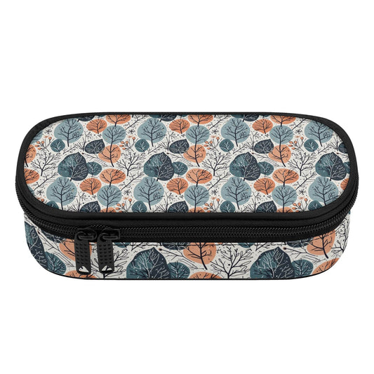 Freezing Leaves 3-Layer Pencil and Cosmetic Case - DeRose Seasonal