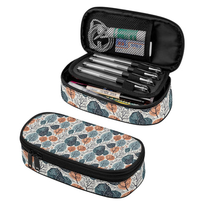 Freezing Leaves 3-Layer Pencil and Cosmetic Case - DeRose Seasonal