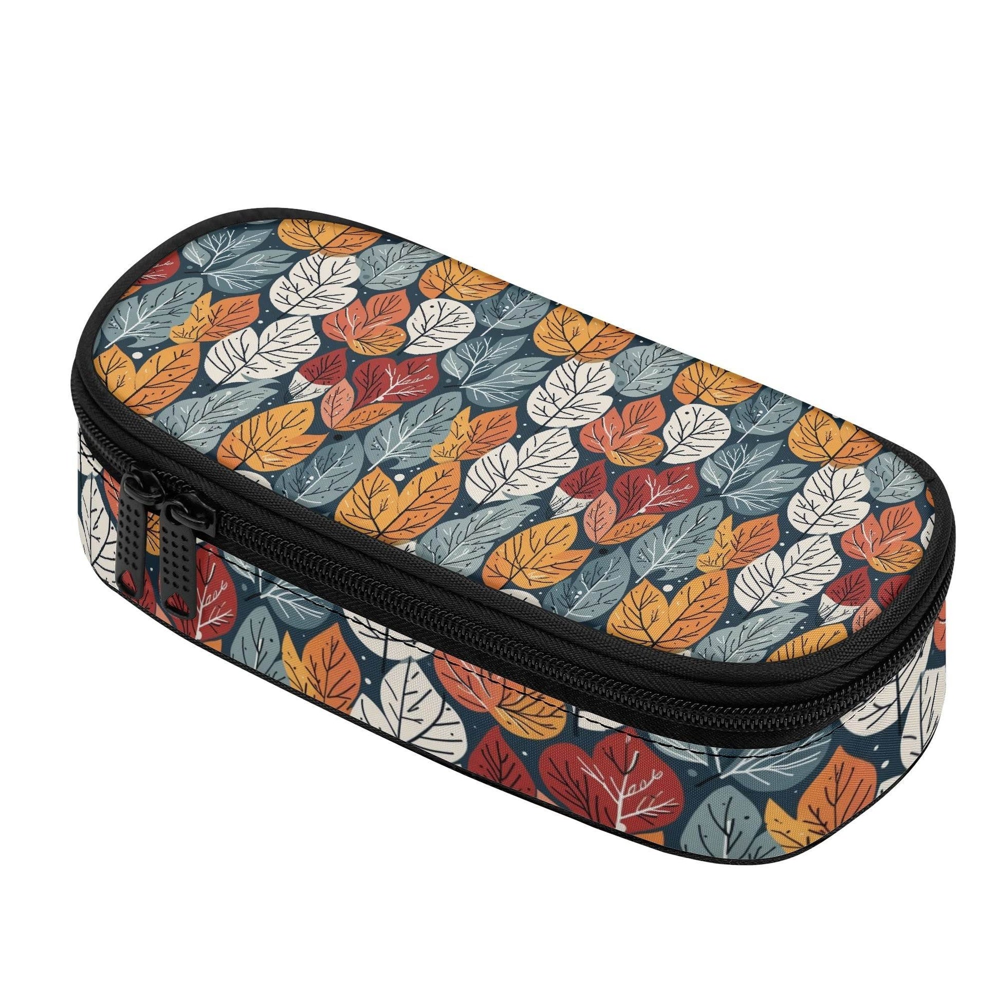 Fall Into Winter 3-Layer Pencil and Cosmetic Case - DeRose Seasonal