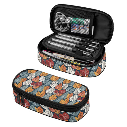 Fall Into Winter 3-Layer Pencil and Cosmetic Case - DeRose Seasonal
