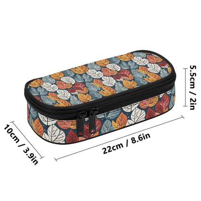Fall Into Winter 3-Layer Pencil and Cosmetic Case - DeRose Seasonal