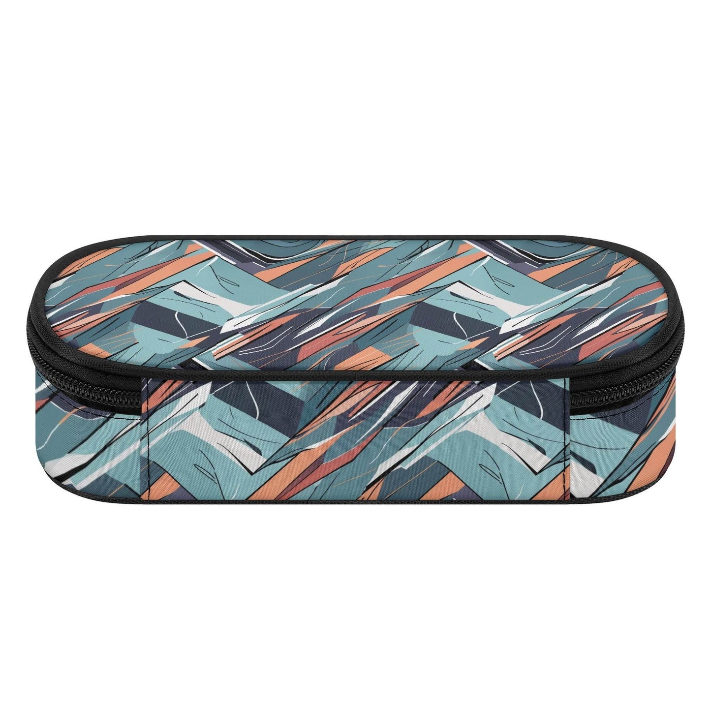 Abstract Breeze 3-Layer Pencil and Cosmetic Case - DeRose Seasonal