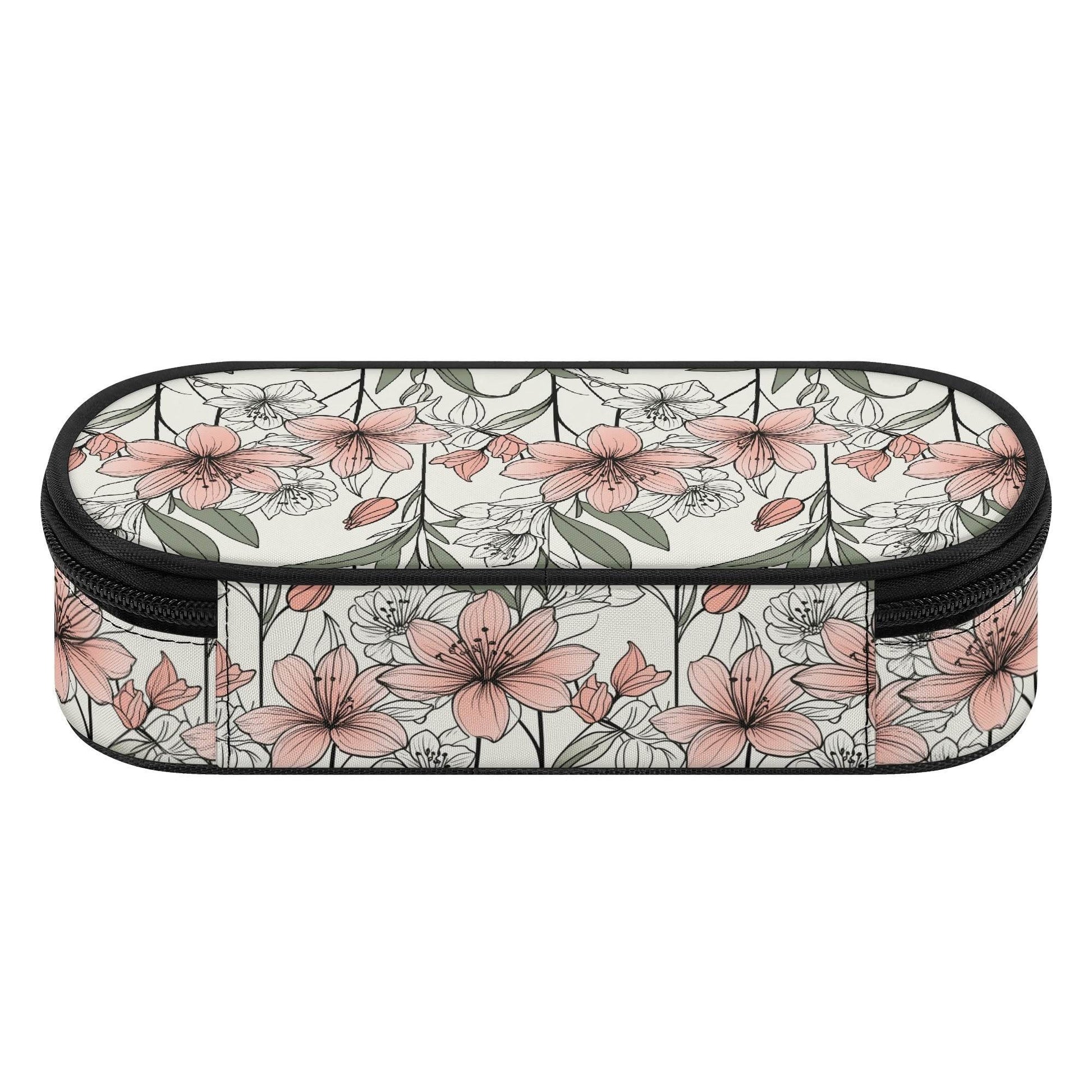 Japan Floral 3-Layer Pencil and Cosmetic Case - DeRose Seasonal