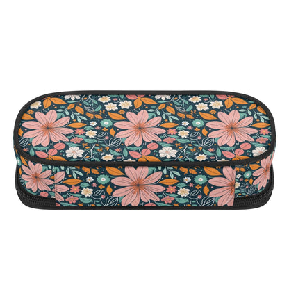 Wild Flowers 3-Layer Pencil and Cosmetic Case - DeRose Seasonal