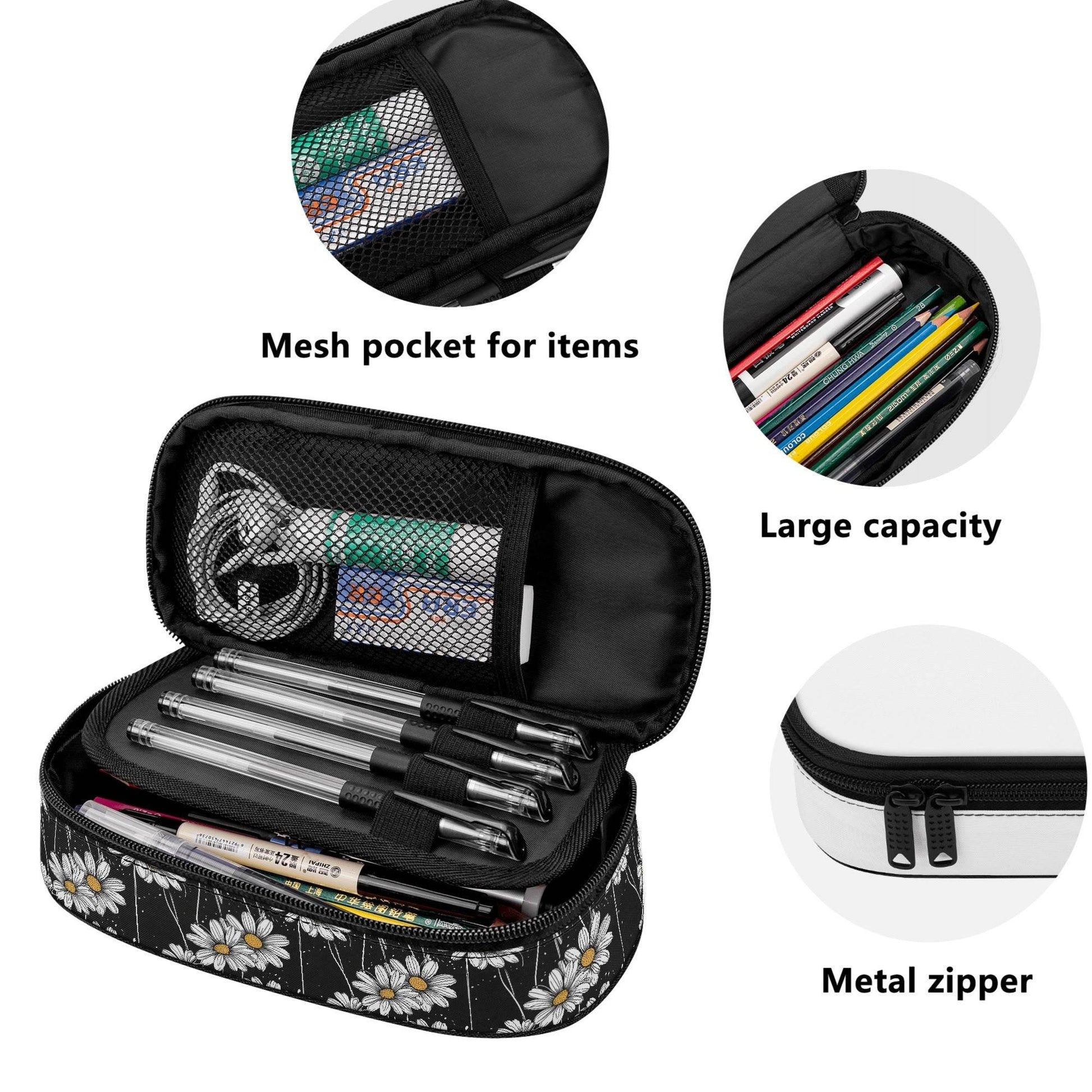 Daisy's 3-Layer Pencil and Cosmetic Case - DeRose Seasonal