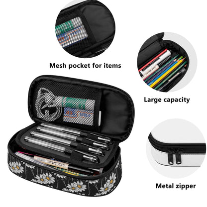 Daisy's 3-Layer Pencil and Cosmetic Case - DeRose Seasonal