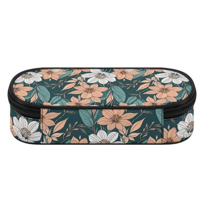 Pastel Floral 3-Layer Pencil and Cosmetic Case - DeRose Seasonal