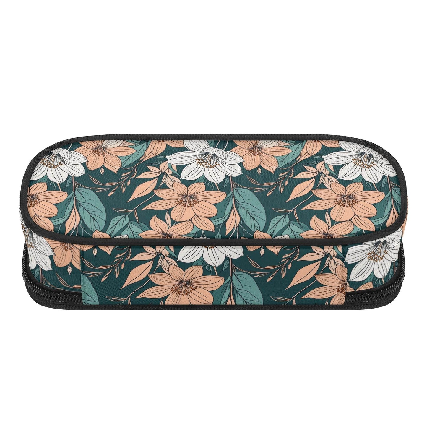 Pastel Floral 3-Layer Pencil and Cosmetic Case - DeRose Seasonal