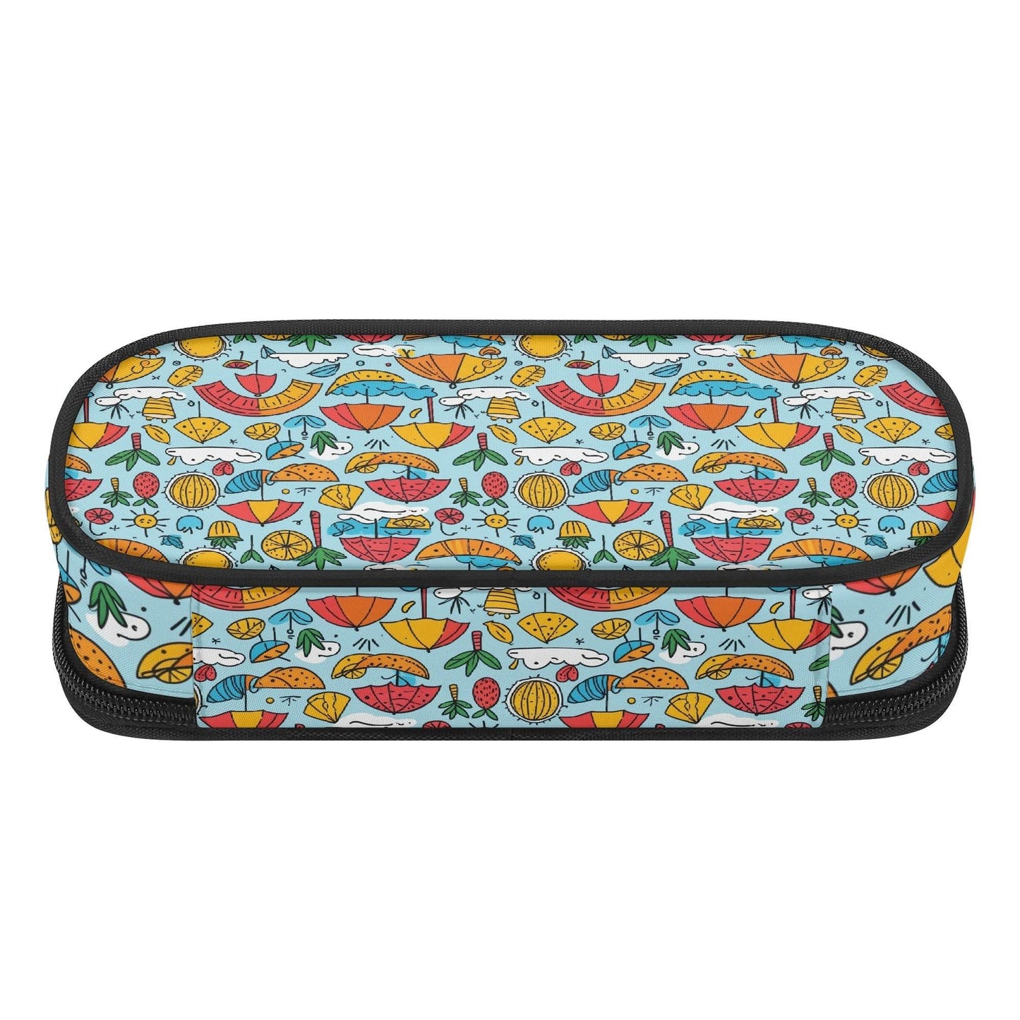 Fun of a Beach Roses 3-Layer Pencil and Cosmetic Case - DeRose Seasonal