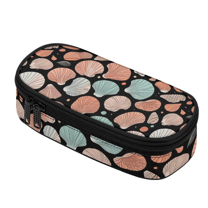 Seashells 3-Layer Pencil and Cosmetic Case - DeRose Seasonal