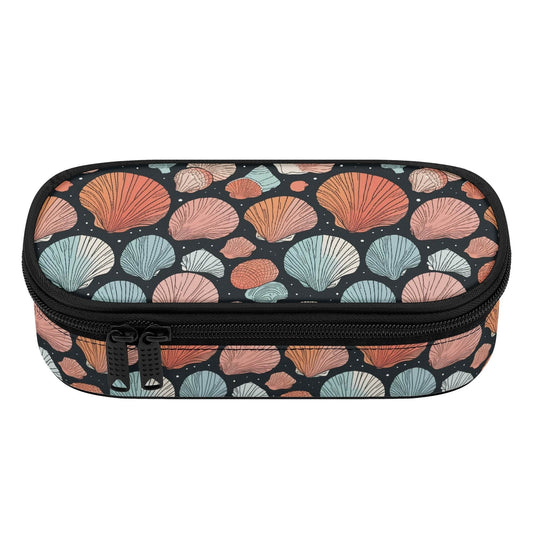 Big Shells 3-Layer Pencil and Cosmetic Case - DeRose Seasonal