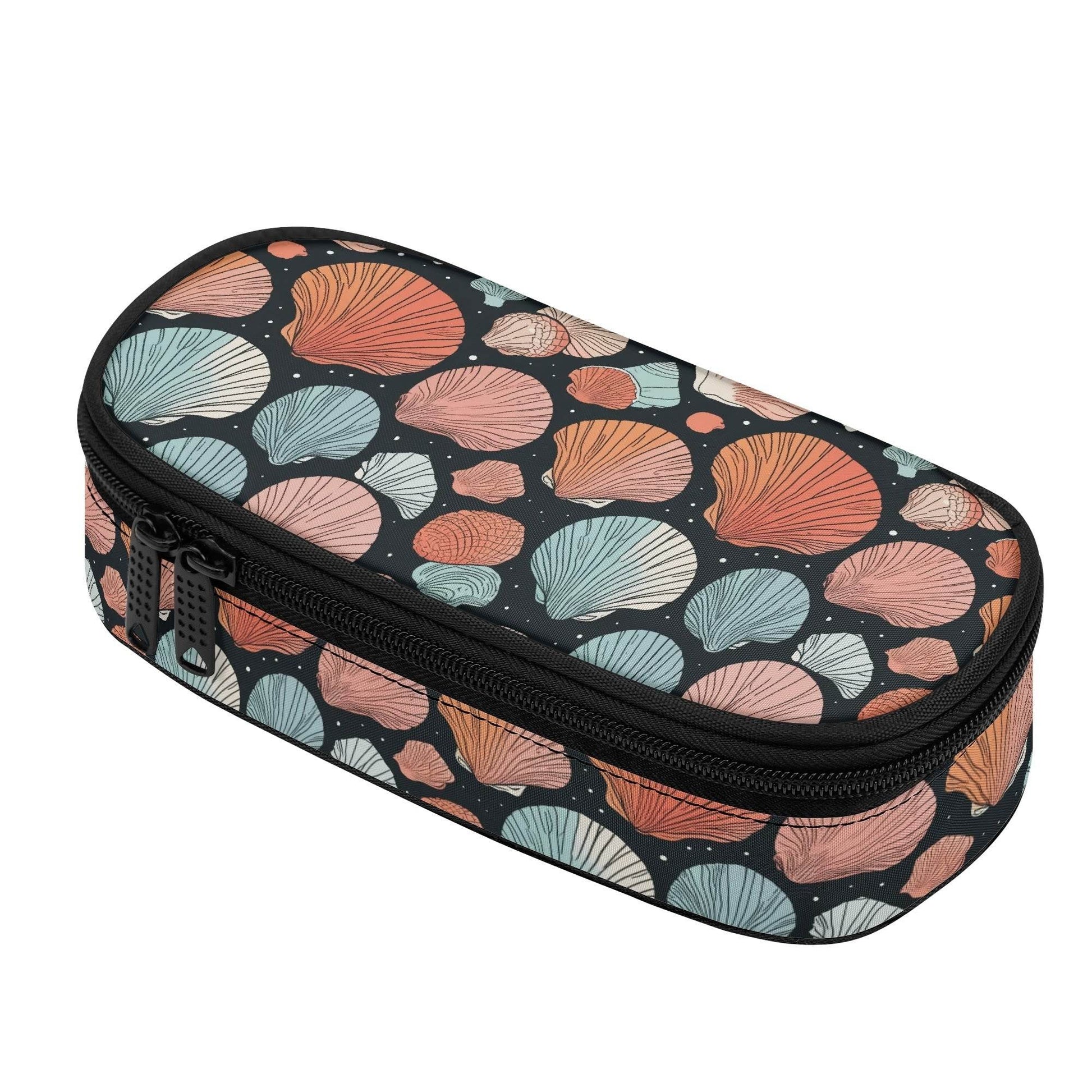 Big Shells 3-Layer Pencil and Cosmetic Case - DeRose Seasonal