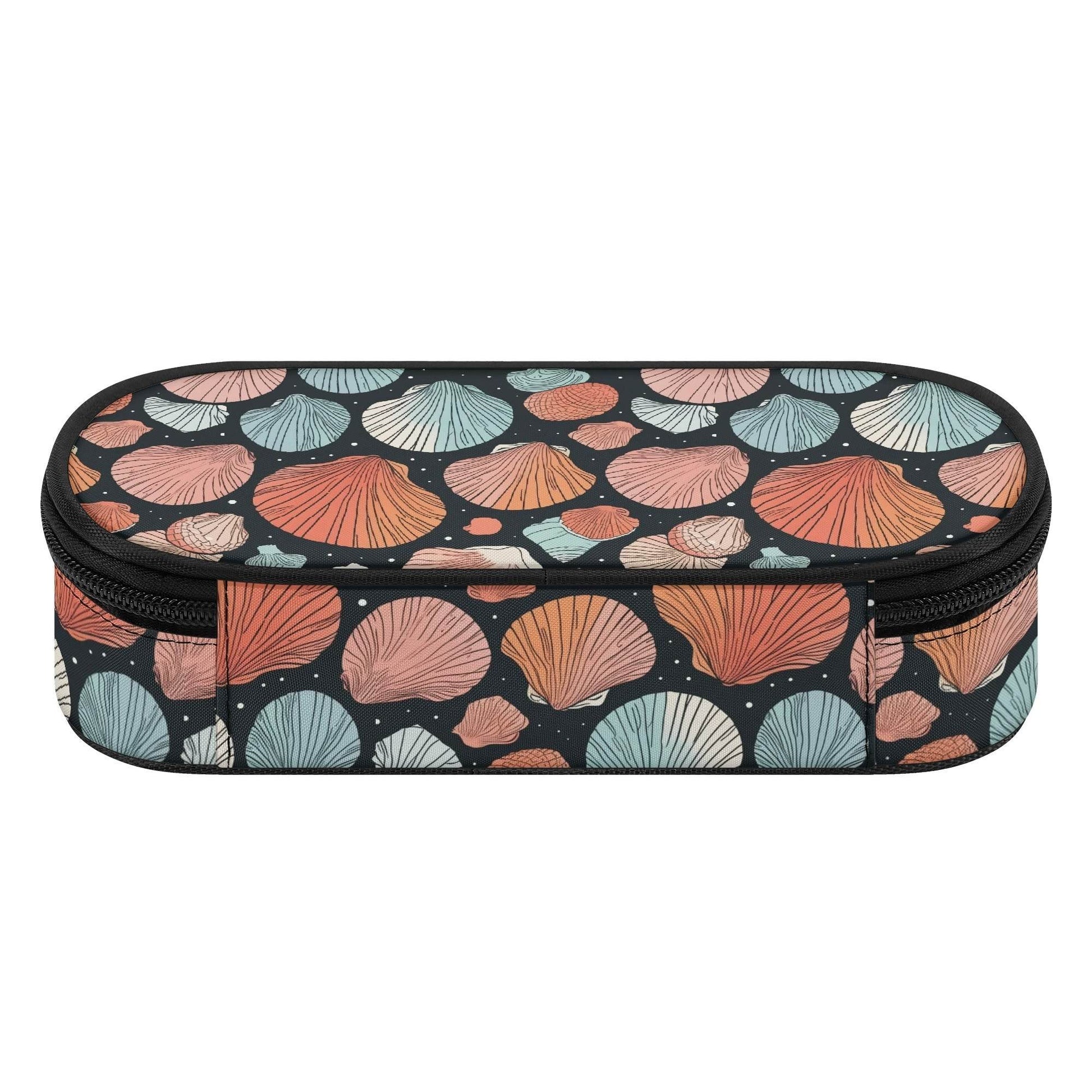 Big Shells 3-Layer Pencil and Cosmetic Case - DeRose Seasonal
