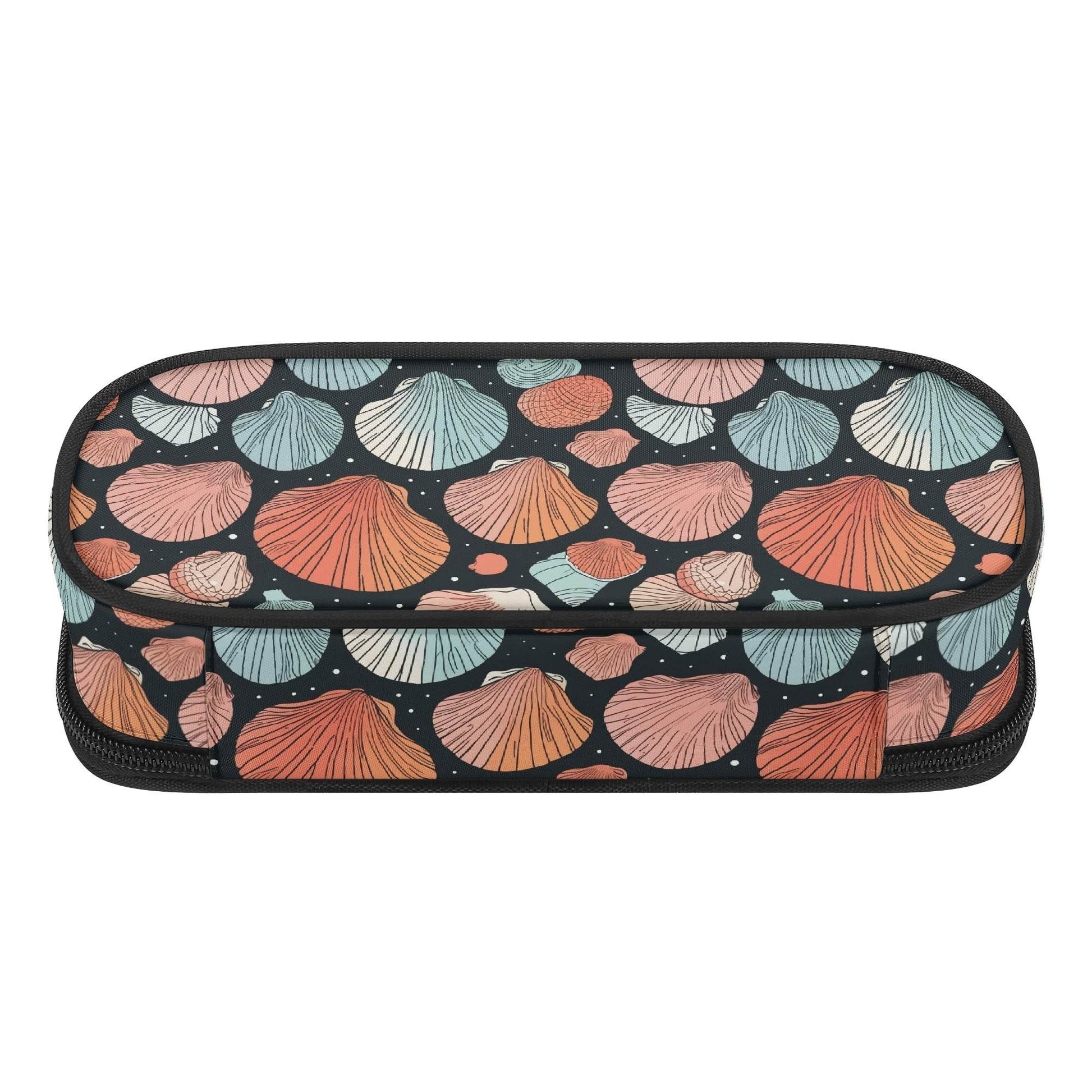 Big Shells 3-Layer Pencil and Cosmetic Case - DeRose Seasonal