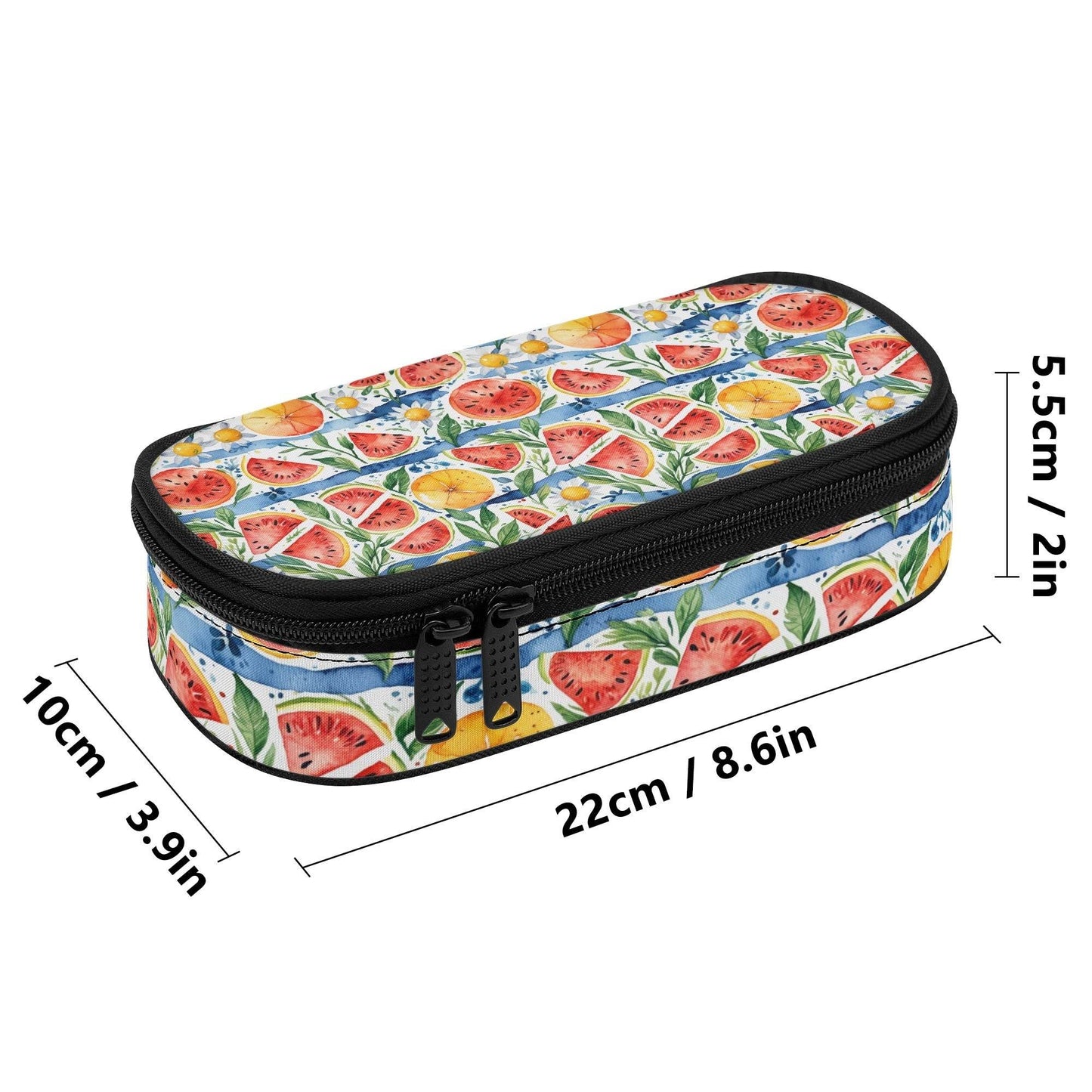 Watermelon 3-Layer Pencil and Cosmetic Case - DeRose Seasonal