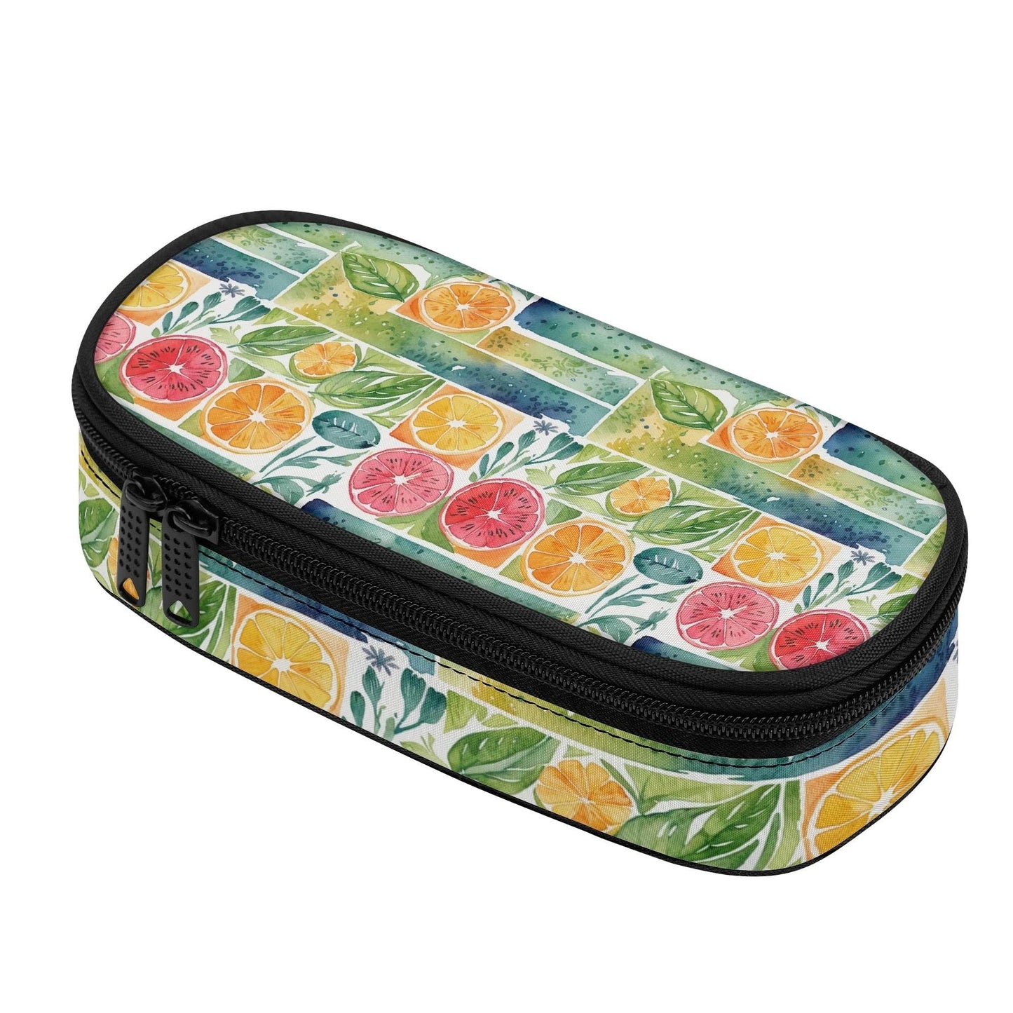 Watercolor Fruit 3-Layer Pencil and Cosmetic Case - DeRose Seasonal