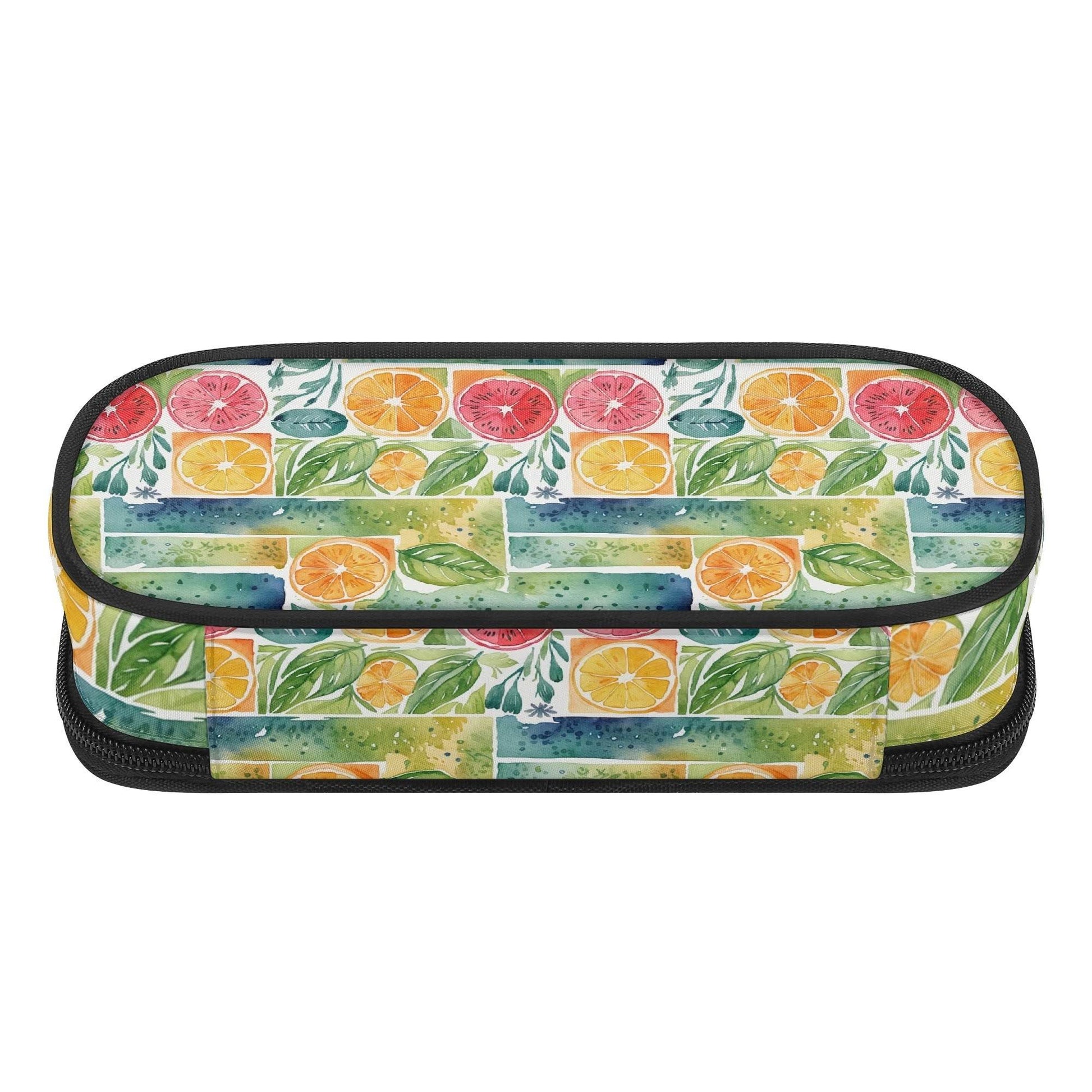 Watercolor Fruit 3-Layer Pencil and Cosmetic Case - DeRose Seasonal