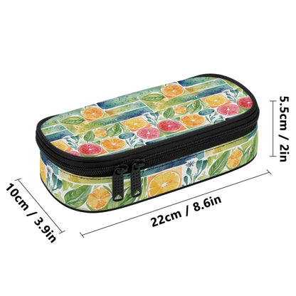 Watercolor Fruit 3-Layer Pencil and Cosmetic Case - DeRose Seasonal