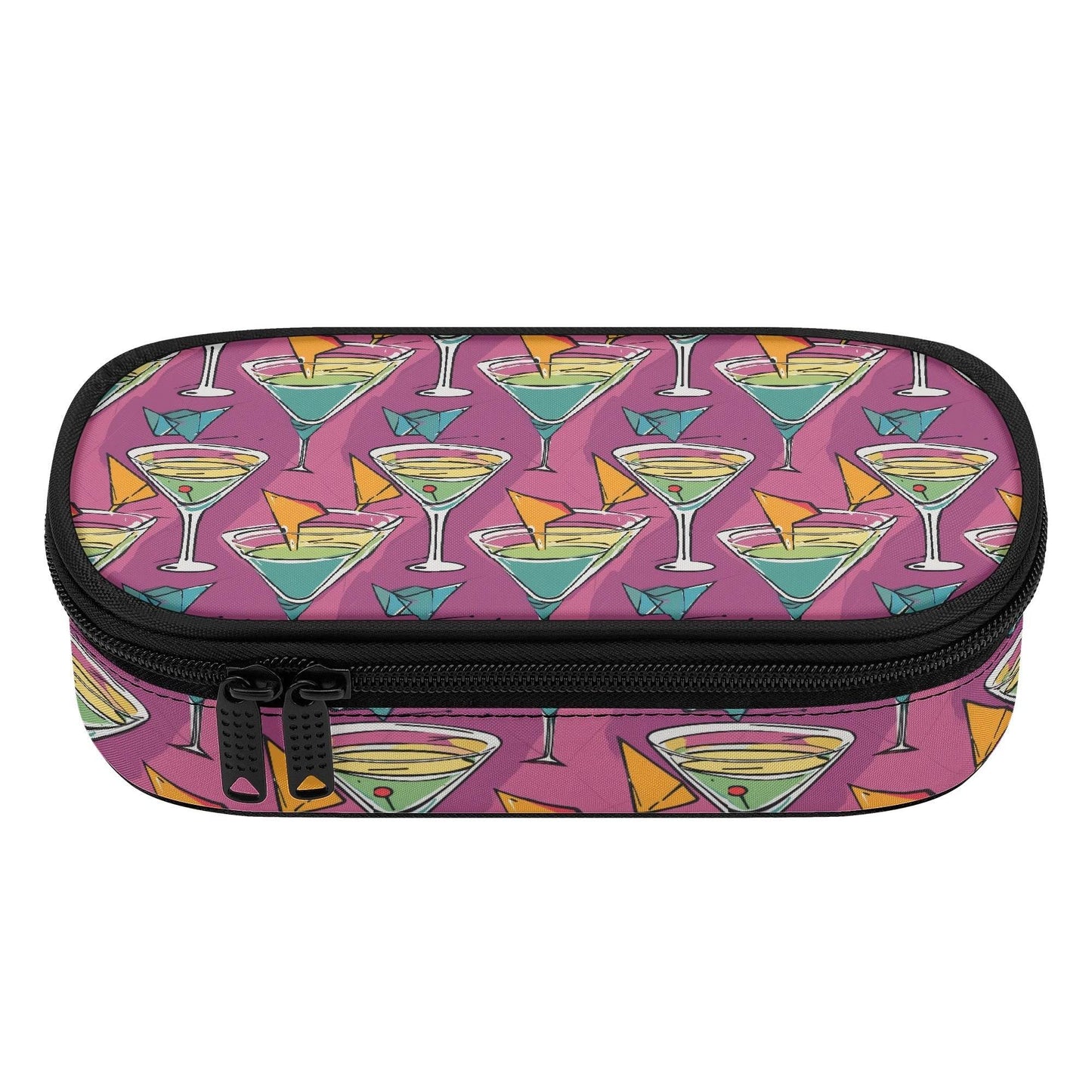Artini Martini 3-Layer Pencil and Cosmetic Case - DeRose Seasonal