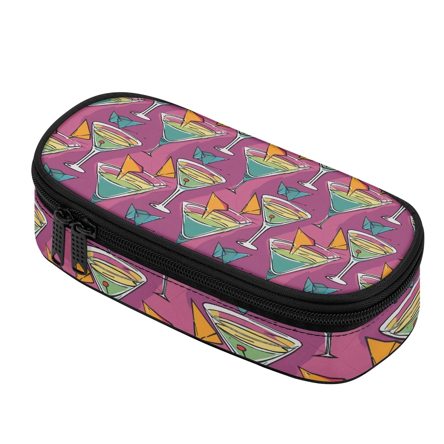 Artini Martini 3-Layer Pencil and Cosmetic Case - DeRose Seasonal