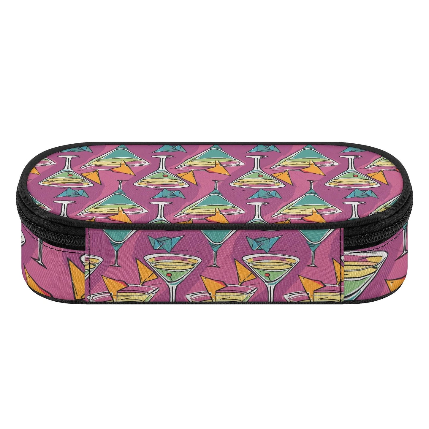 Artini Martini 3-Layer Pencil and Cosmetic Case - DeRose Seasonal