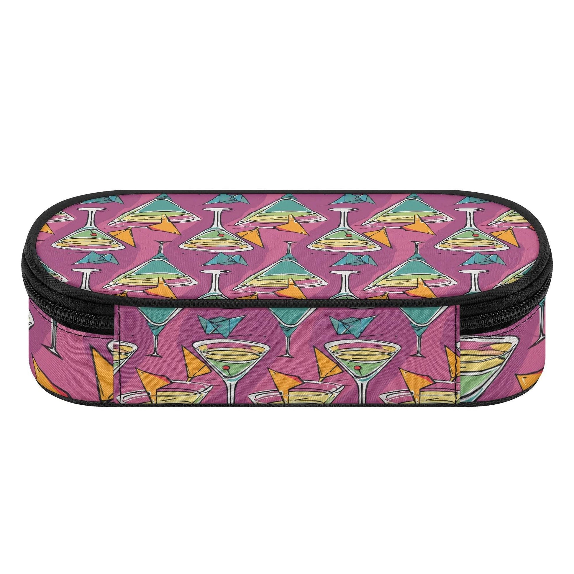 Artini Martini 3-Layer Pencil and Cosmetic Case - DeRose Seasonal