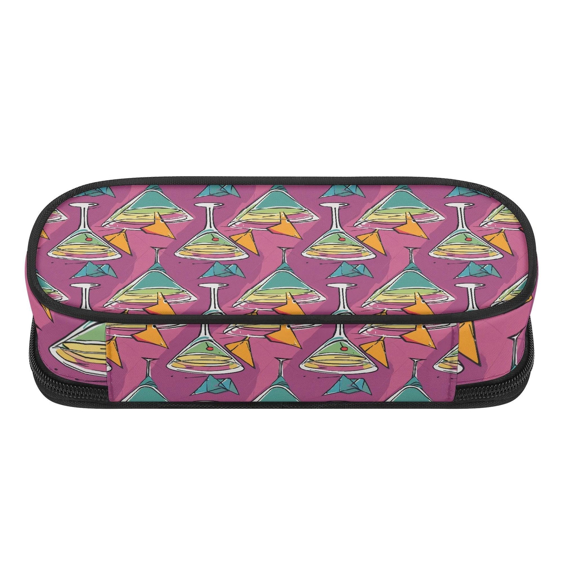 Artini Martini 3-Layer Pencil and Cosmetic Case - DeRose Seasonal