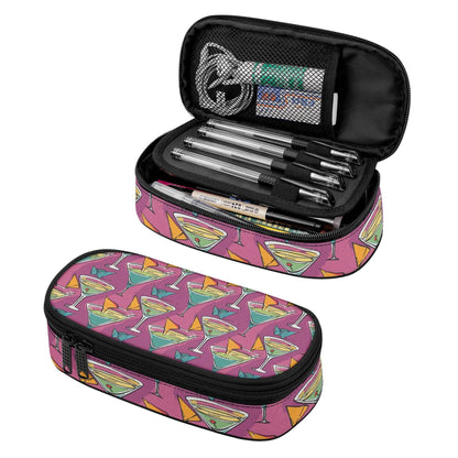 Artini Martini 3-Layer Pencil and Cosmetic Case - DeRose Seasonal